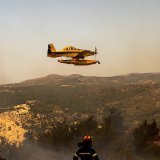 Dix Canadairs et 8 hélicoptères opéraient dimanche dans le sud-est de l'île de Rhodes, ainsi que 49 camions de pompiers, selon le porte-parole des pompiers. Le feu y a contraint samedi à l'évacuation de quelque 30'000 personnes.